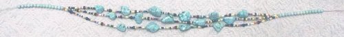 Judy Larson's Seed Bead and Nugget Necklace - , Beading, Beads, , make about a 16 necklace after adding the closure.    